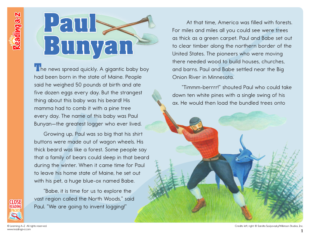Paul Bunyan—The Greatest Logger Who Ever Lived