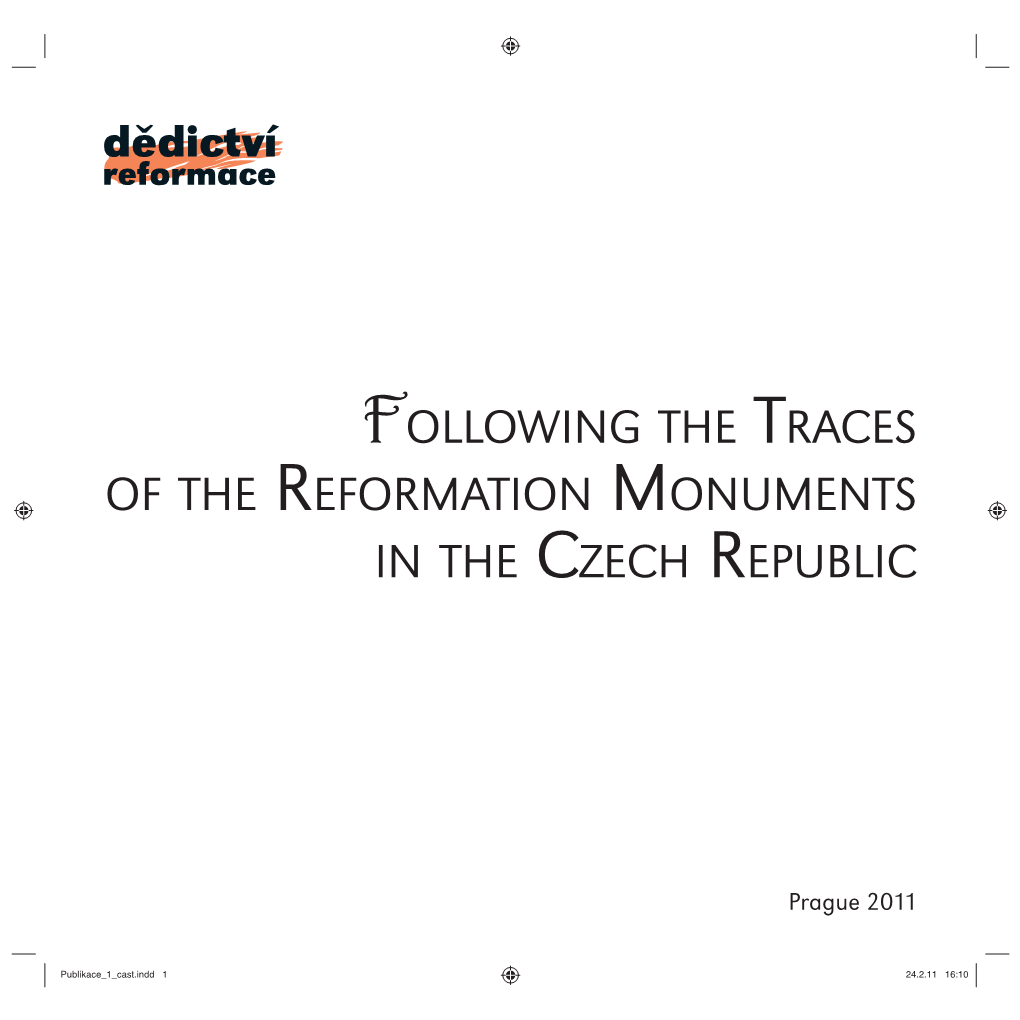 Following the Traces of the Reformation Monuments in the Czech Republic