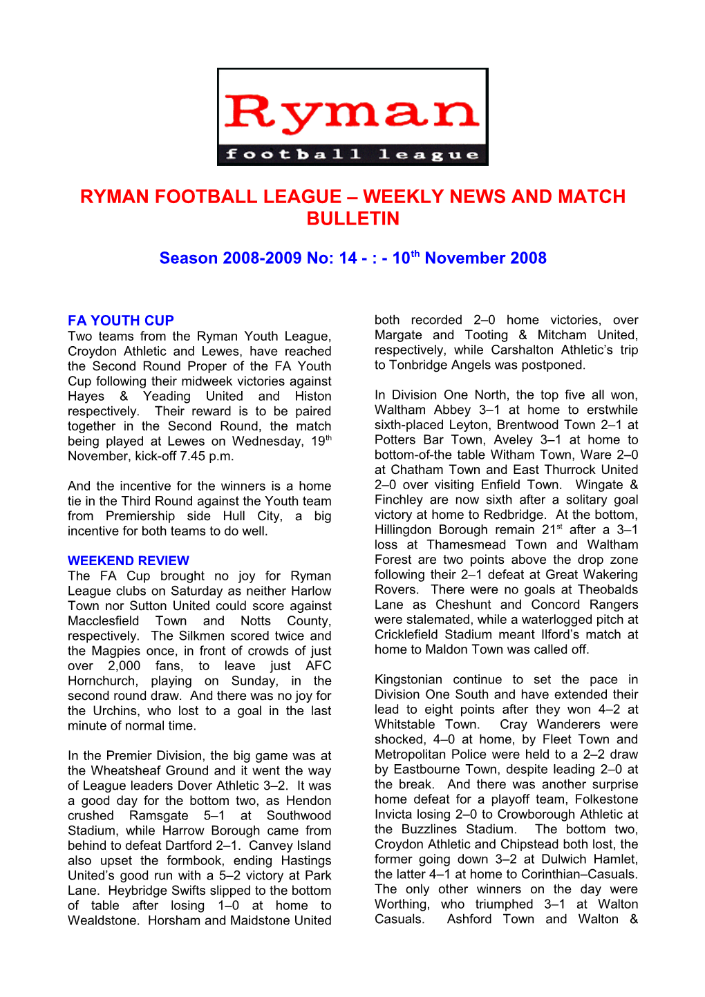 Ryman Football League s2