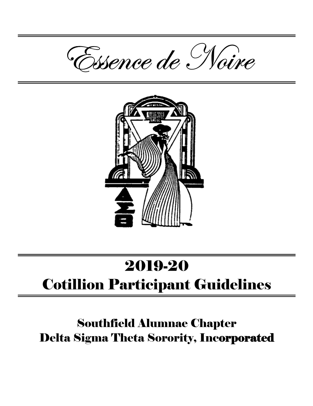 2019-20 Cotillion Participant Guidelines