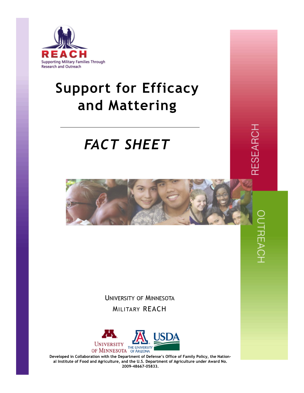 Support for Efficacy and Mattering FACT SHEET