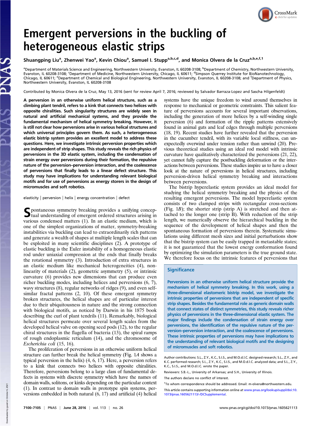 Emergent Perversions in the Buckling of Heterogeneous Elastic Strips