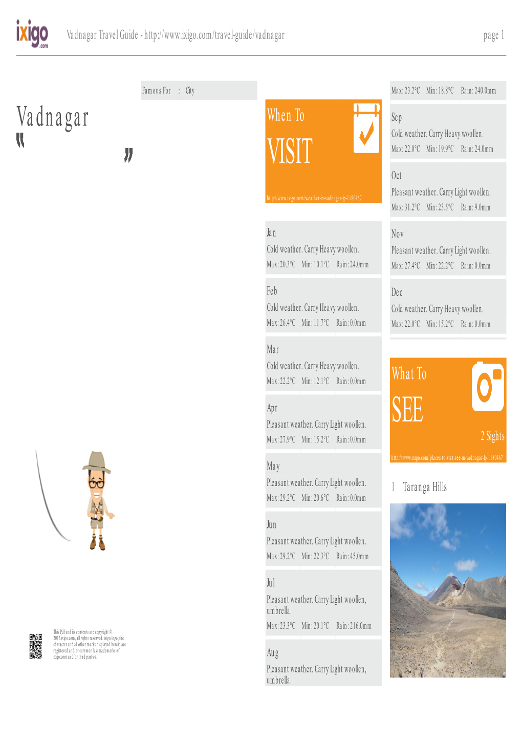 Vadnagar Travel Guide - Page 1