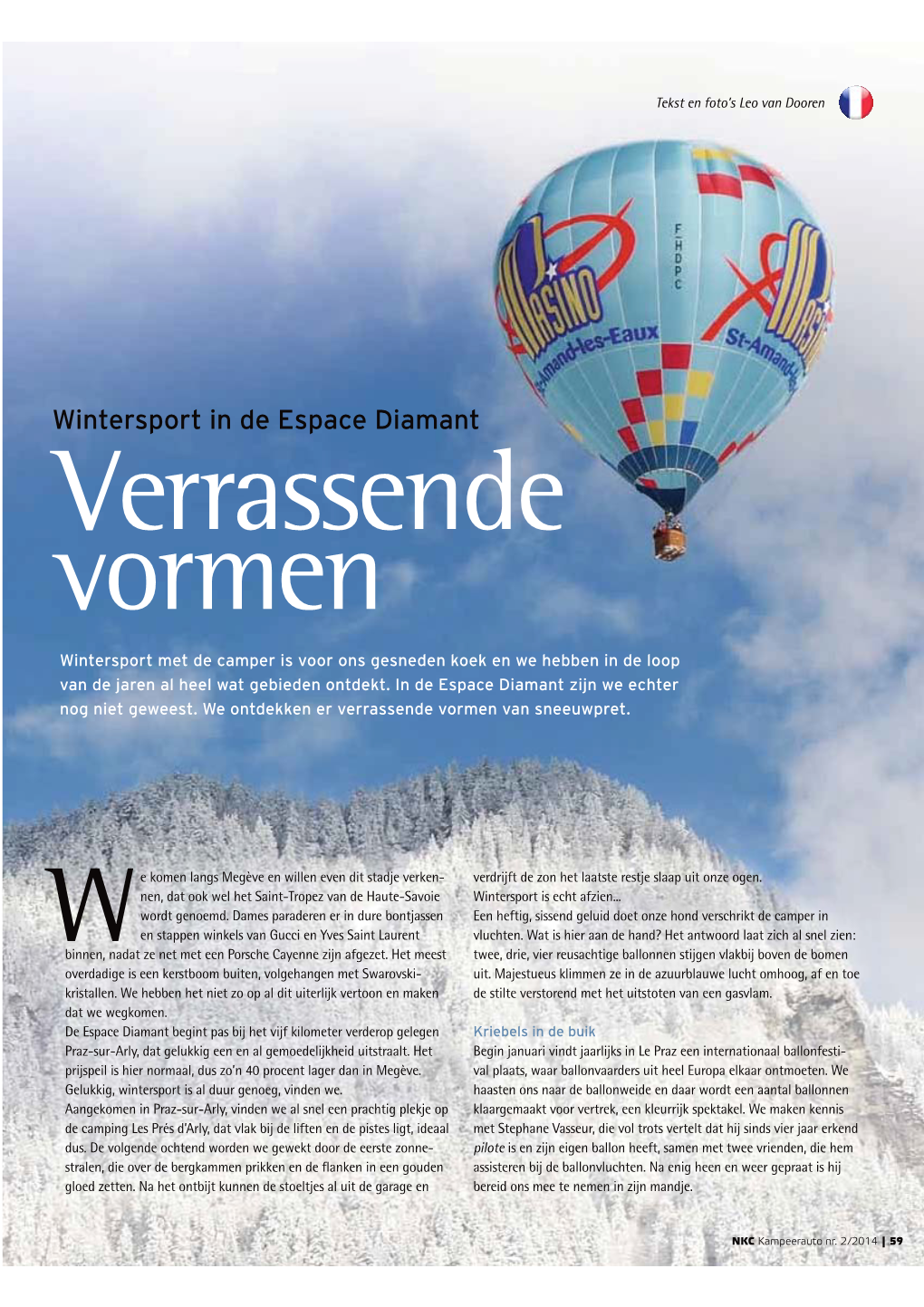 Wintersport in De Espace Diamant