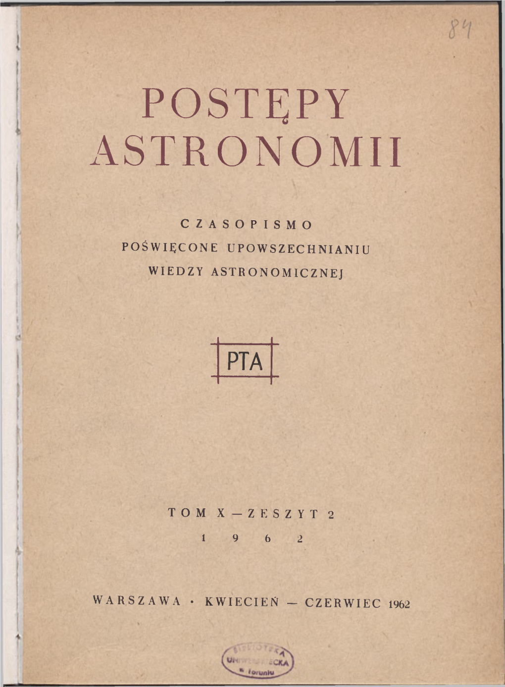 Postępy Astronomii