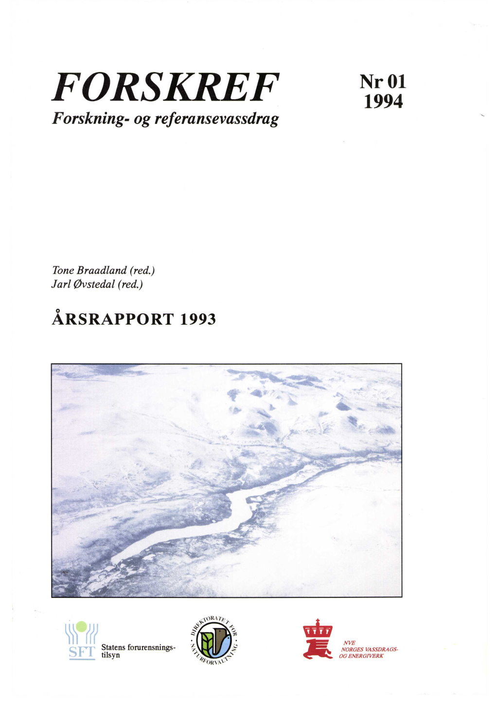FORSKREF 1994 Forskning-Og Referansevassdrag
