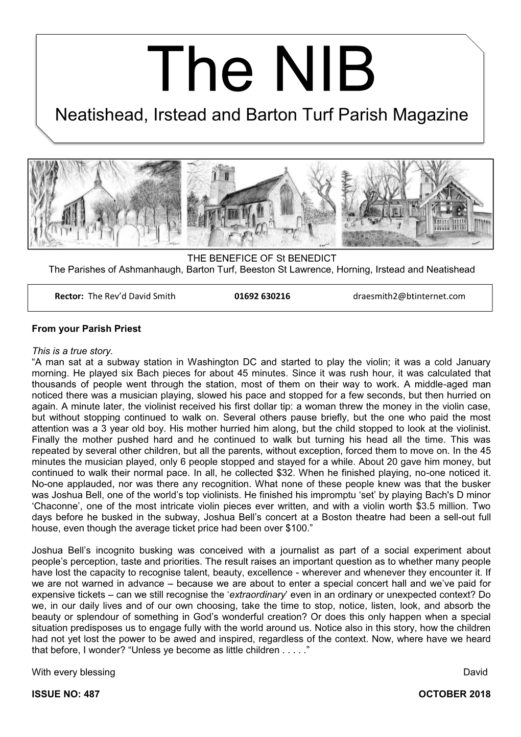 Neatishead, Irstead and Barton Turf Parish Magazine