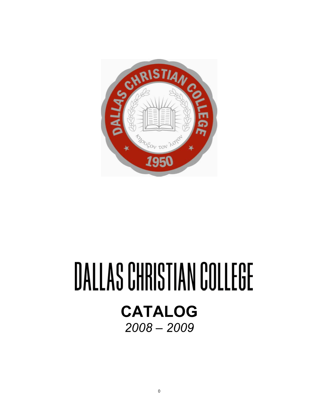 Catalog 2008 – 2009