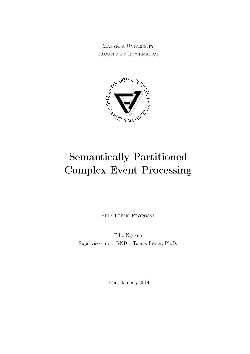 Semantically Partitioned Complex Event Processing