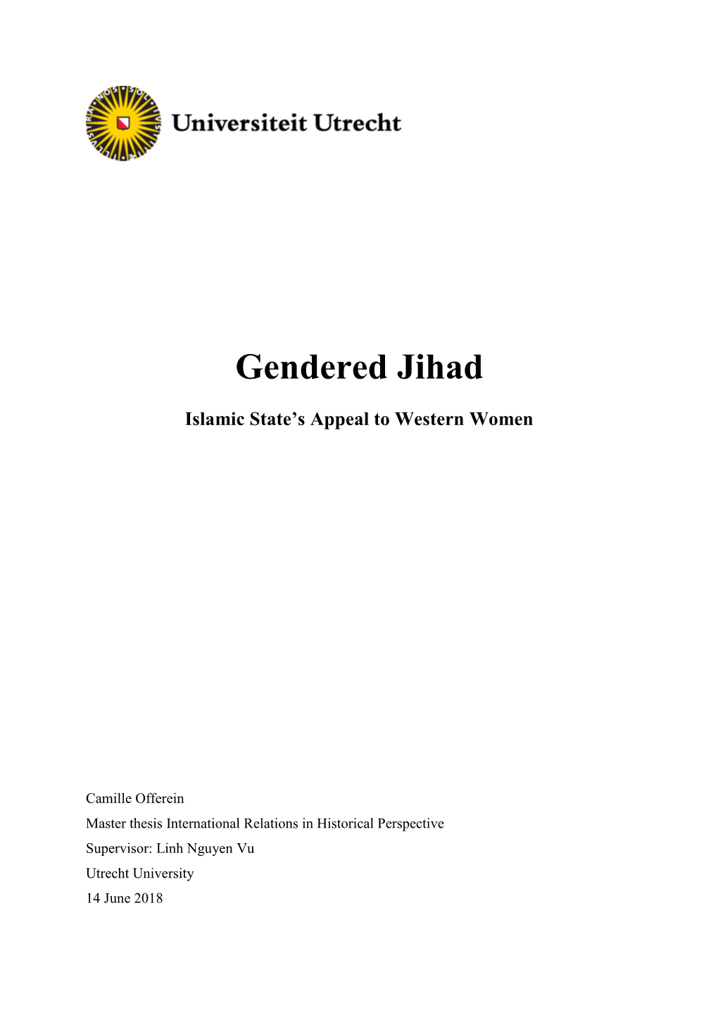 Gendered Jihad