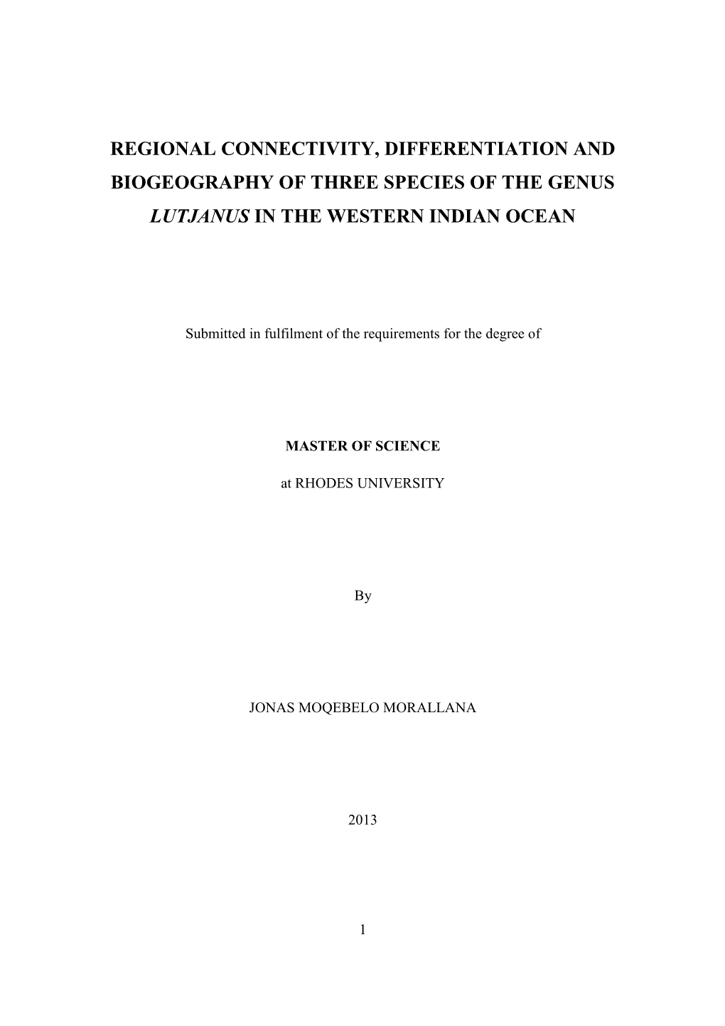 Downloaded from Genbank (Appendix V)