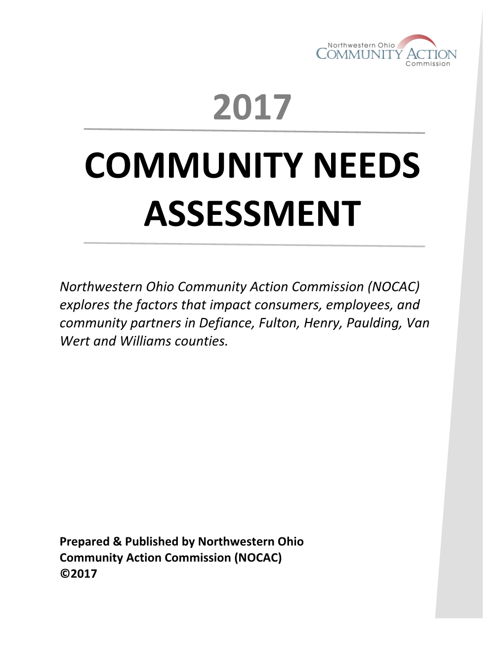 2017 Community Needs Assessment