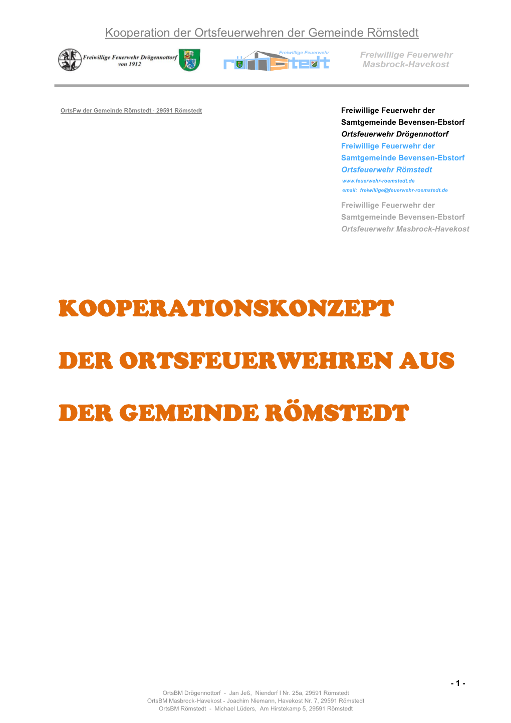 Kooperationskonzept Der