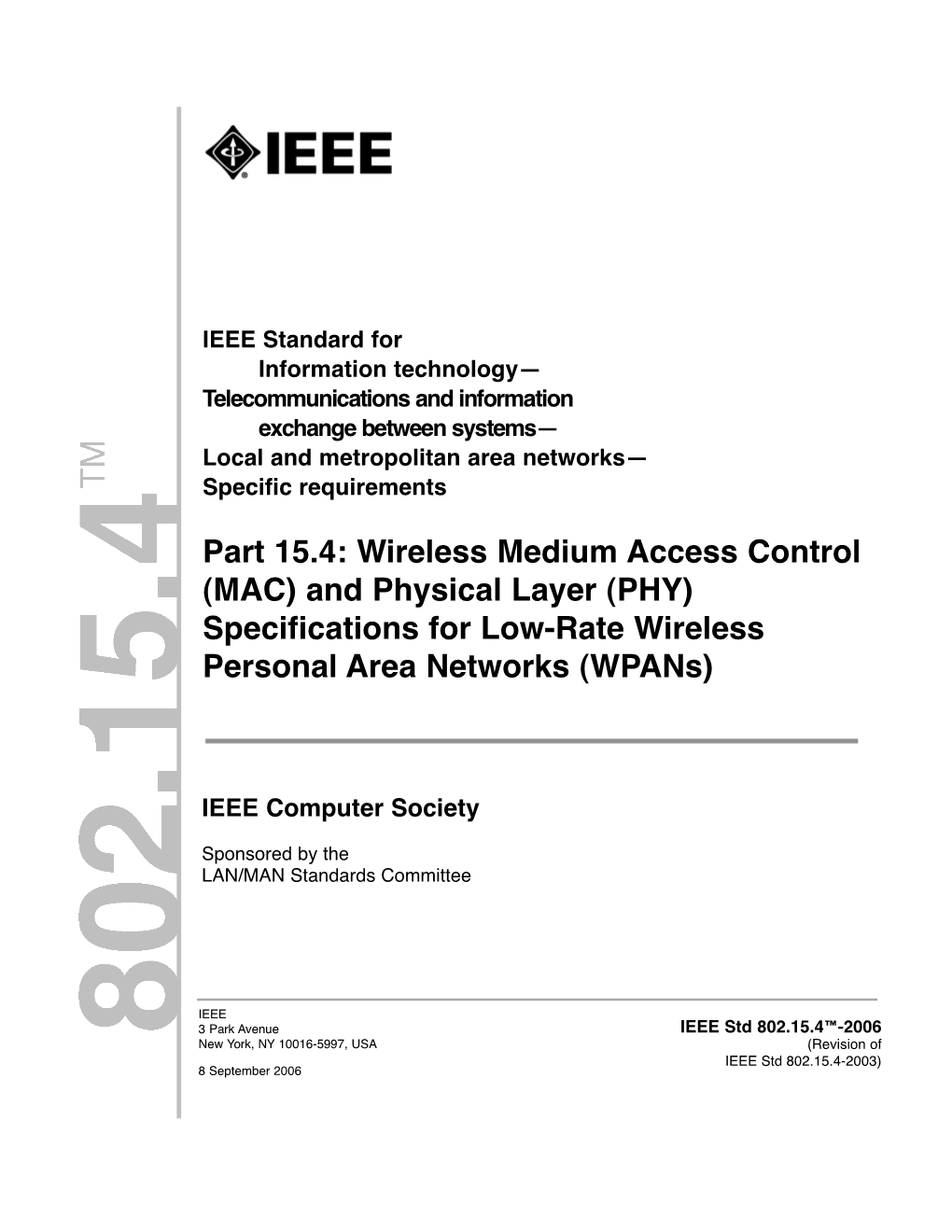IEEE Standard for Information Technology- Telecommunications