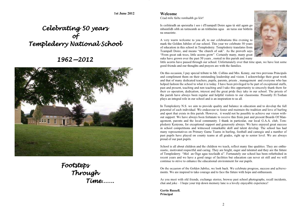 Templederry NS Brochure