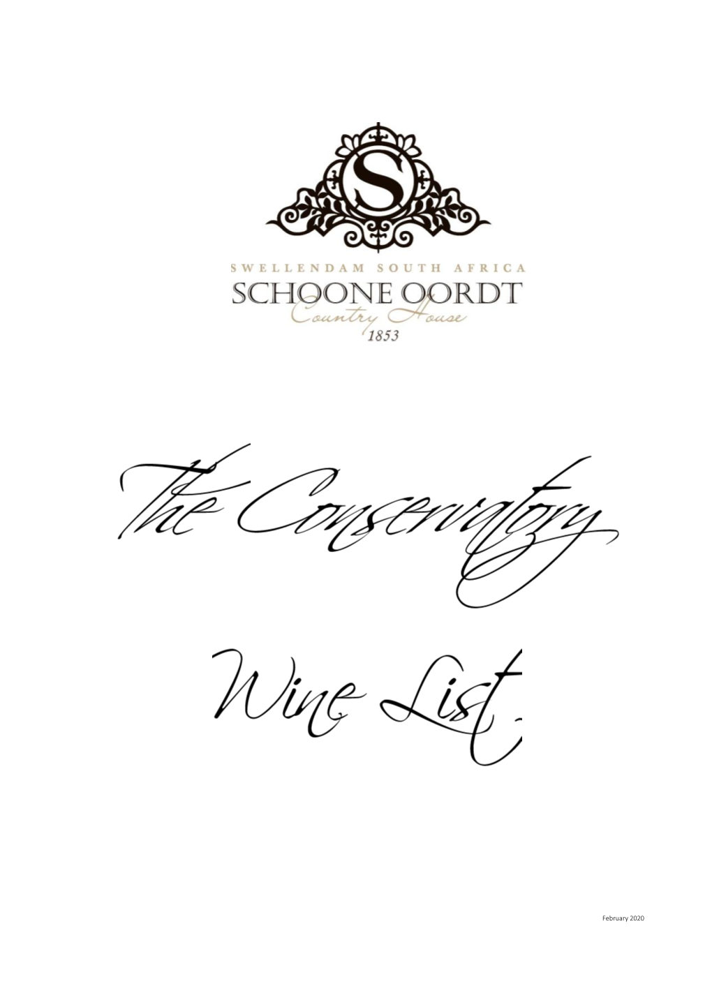 Our Wine Listour Wine List