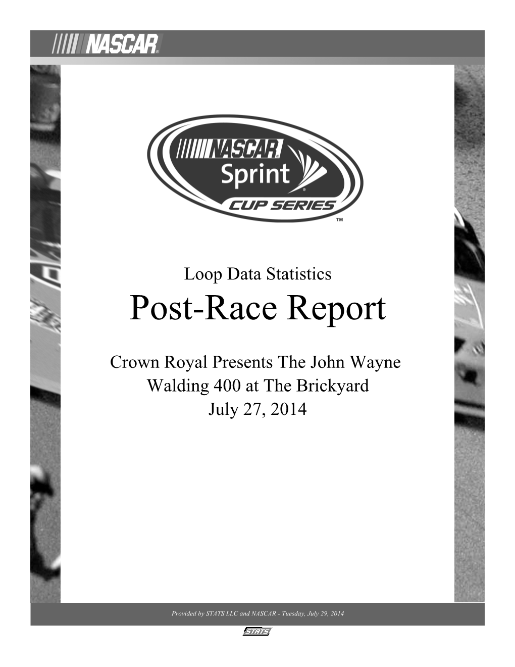 Post-Race Report