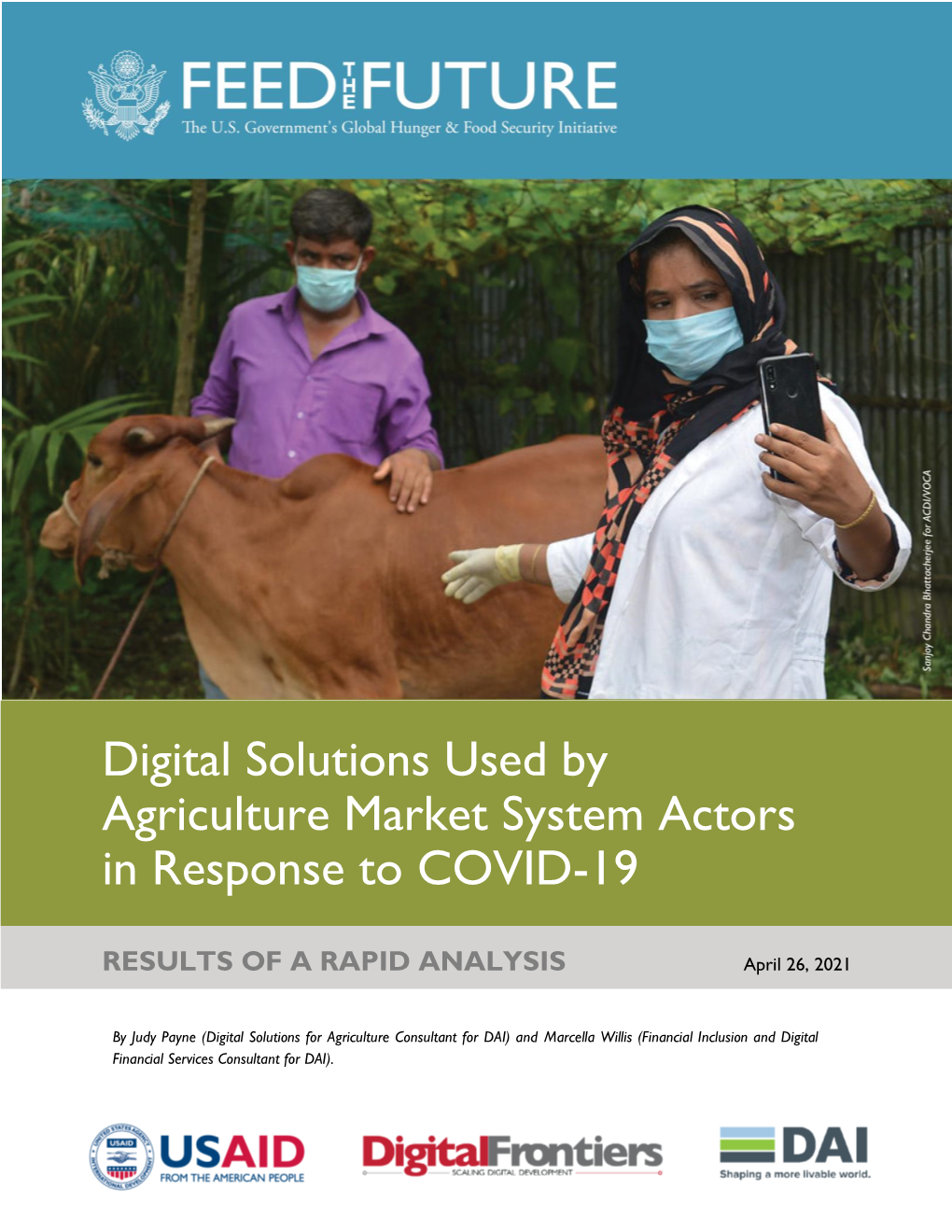 Digital Solutions Used by Agriculture Market System Actors in Response to COVID-19