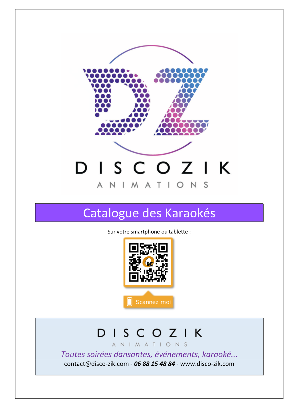 Catalogue Des Karaokés