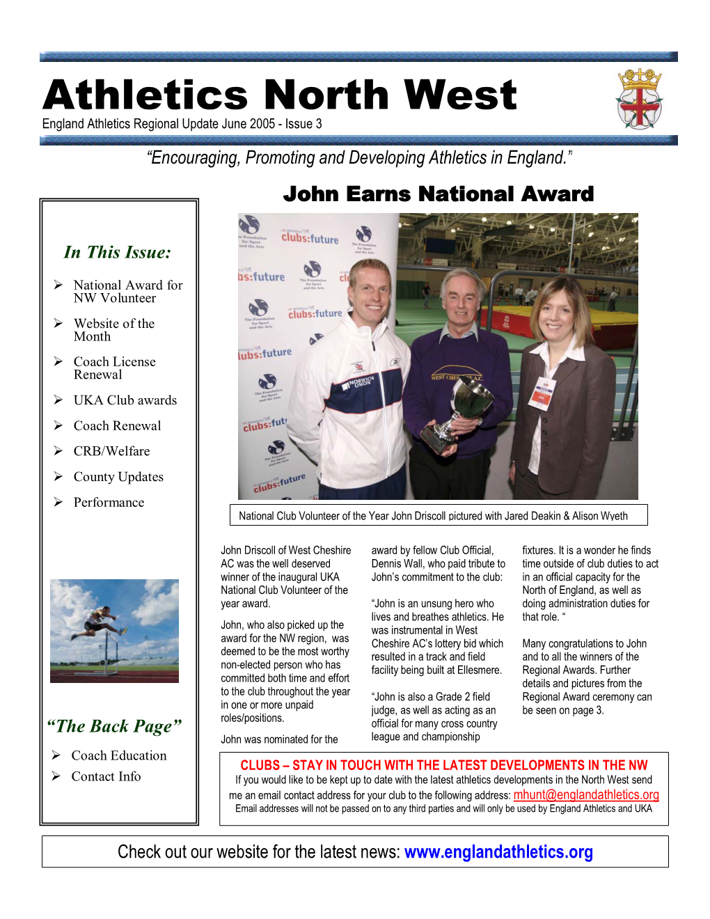 Athletics North West Magazine