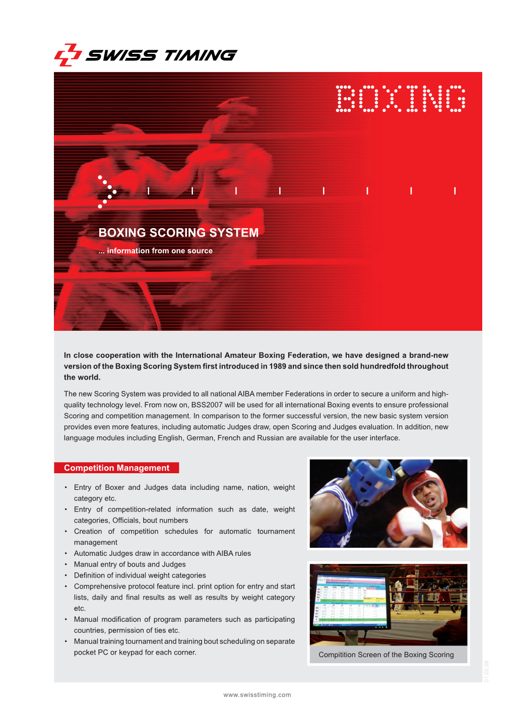 BOXING Scoring System