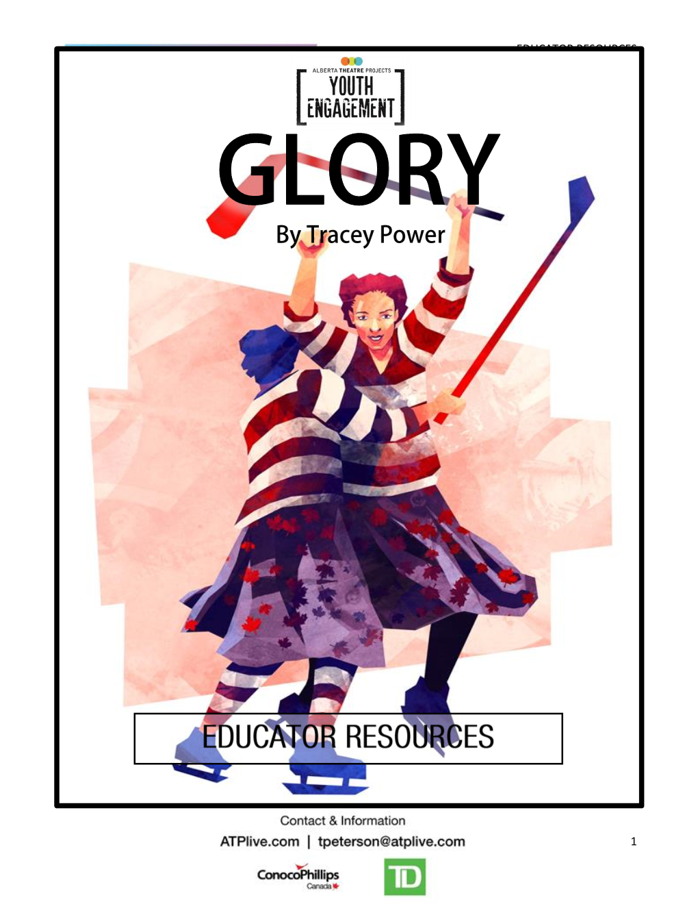 EDUCATOR RESOURCES GLORY by Tracey Power 1