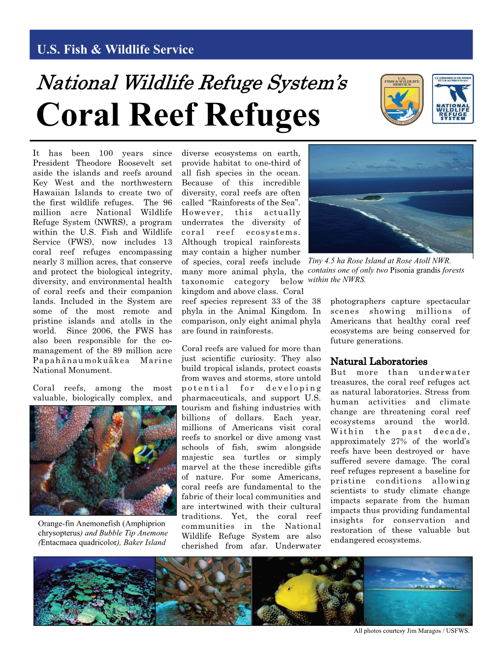 Coral Reef Refuges