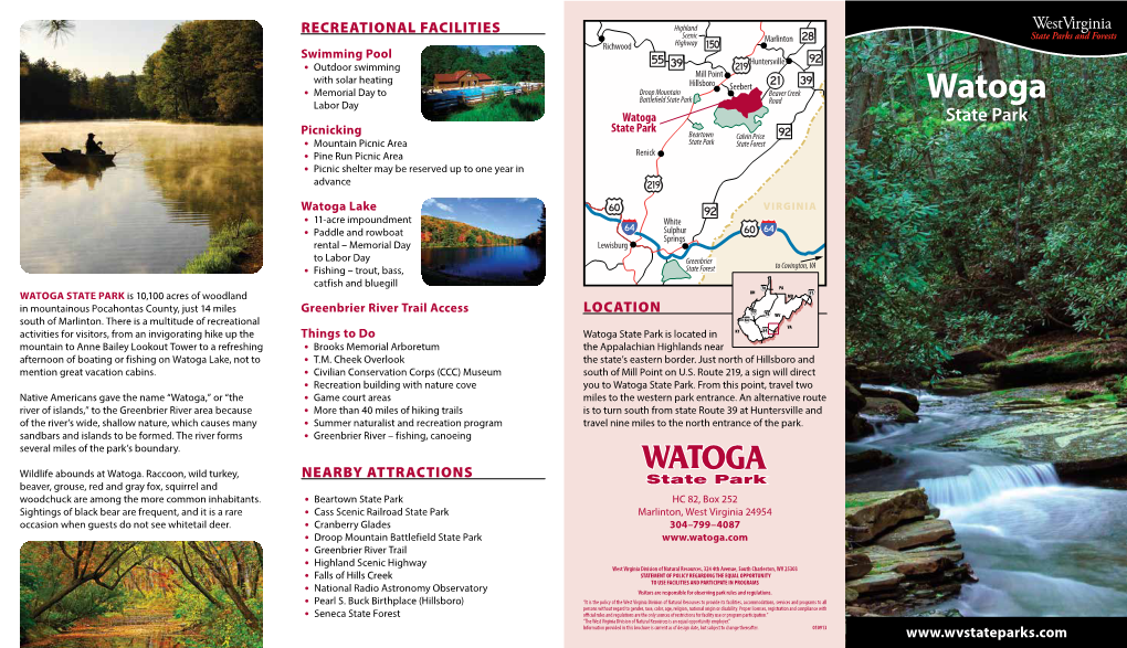 Watoga State Park