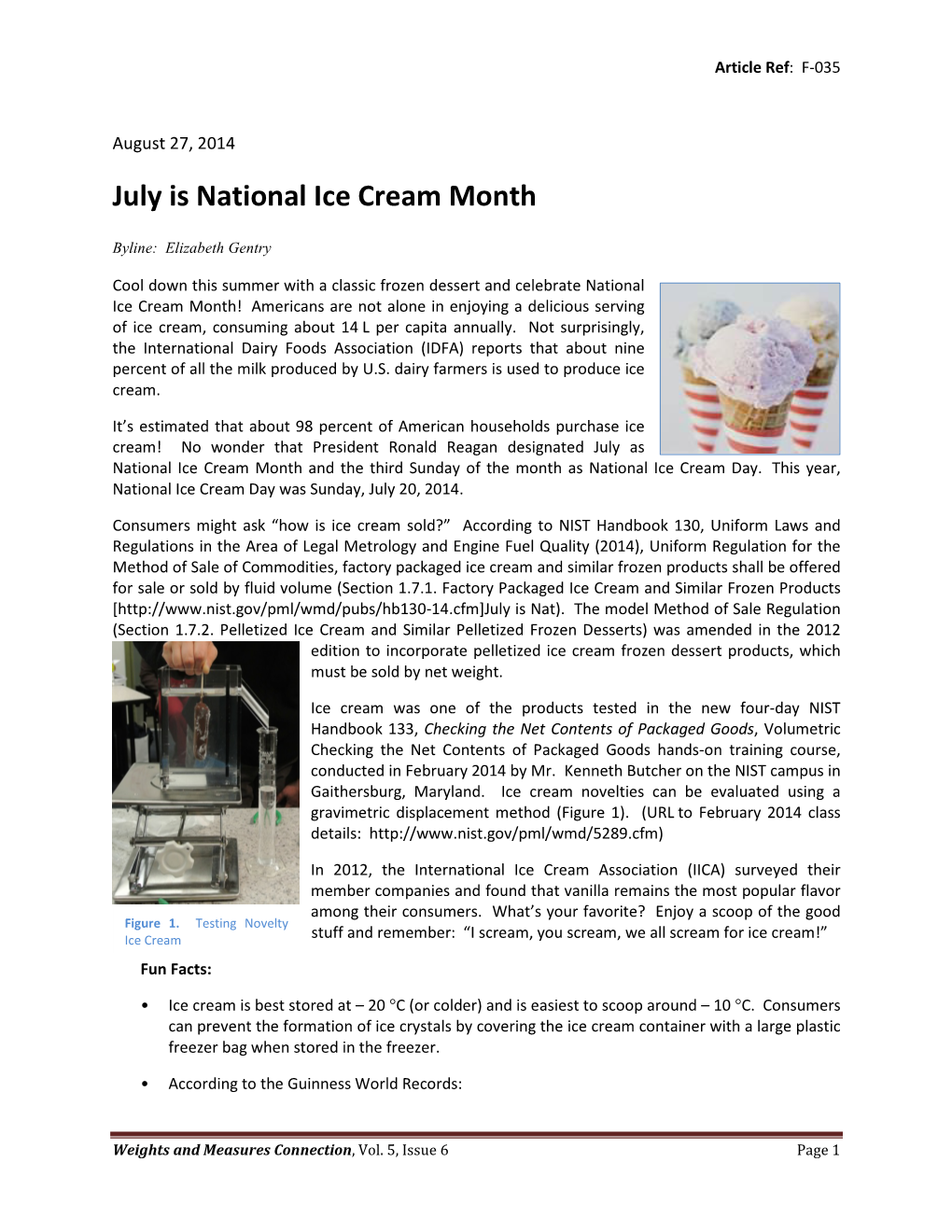 July Is National Ice Cream Month