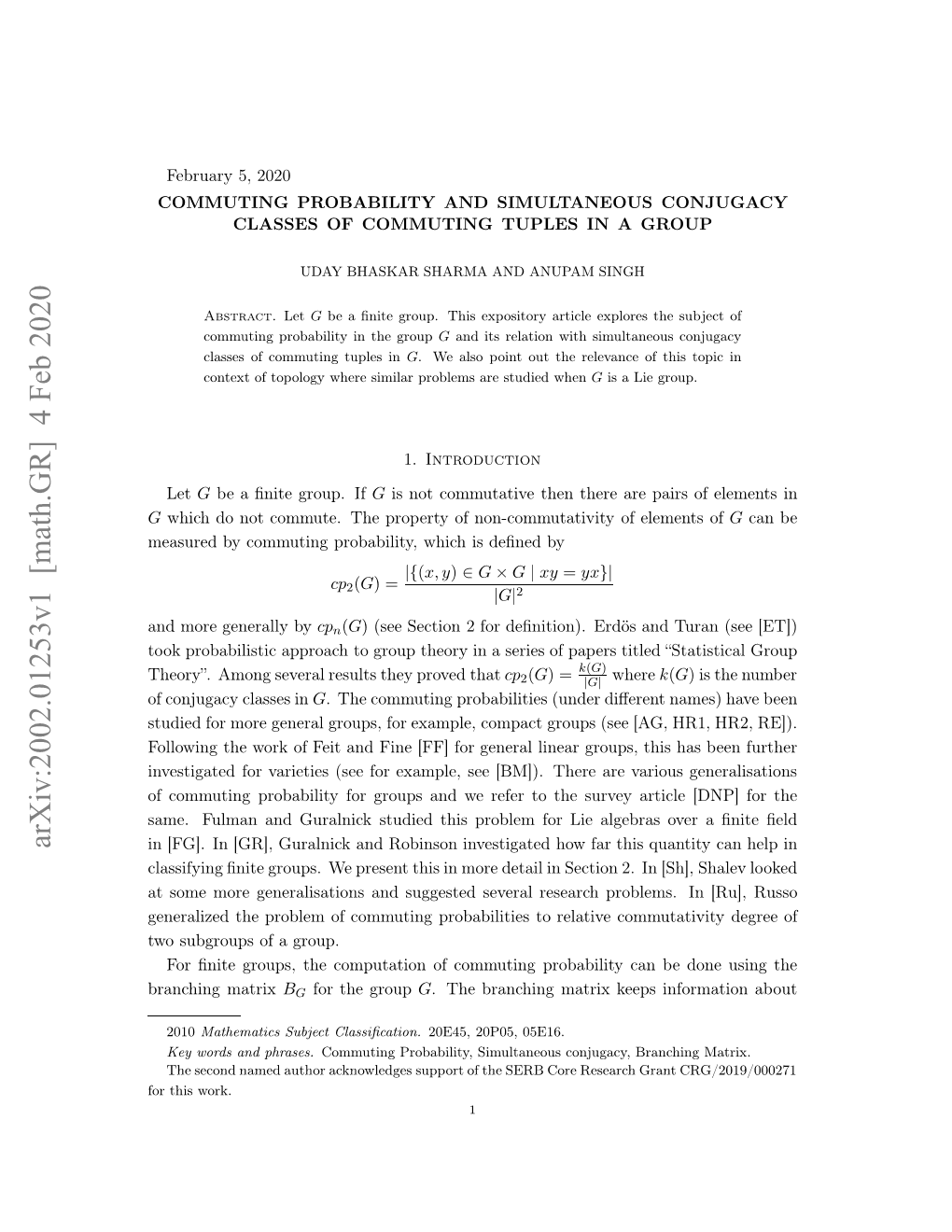 Commuting Probability and Simultaneous Conjugacy Classes of Commuting Tuples in a Group