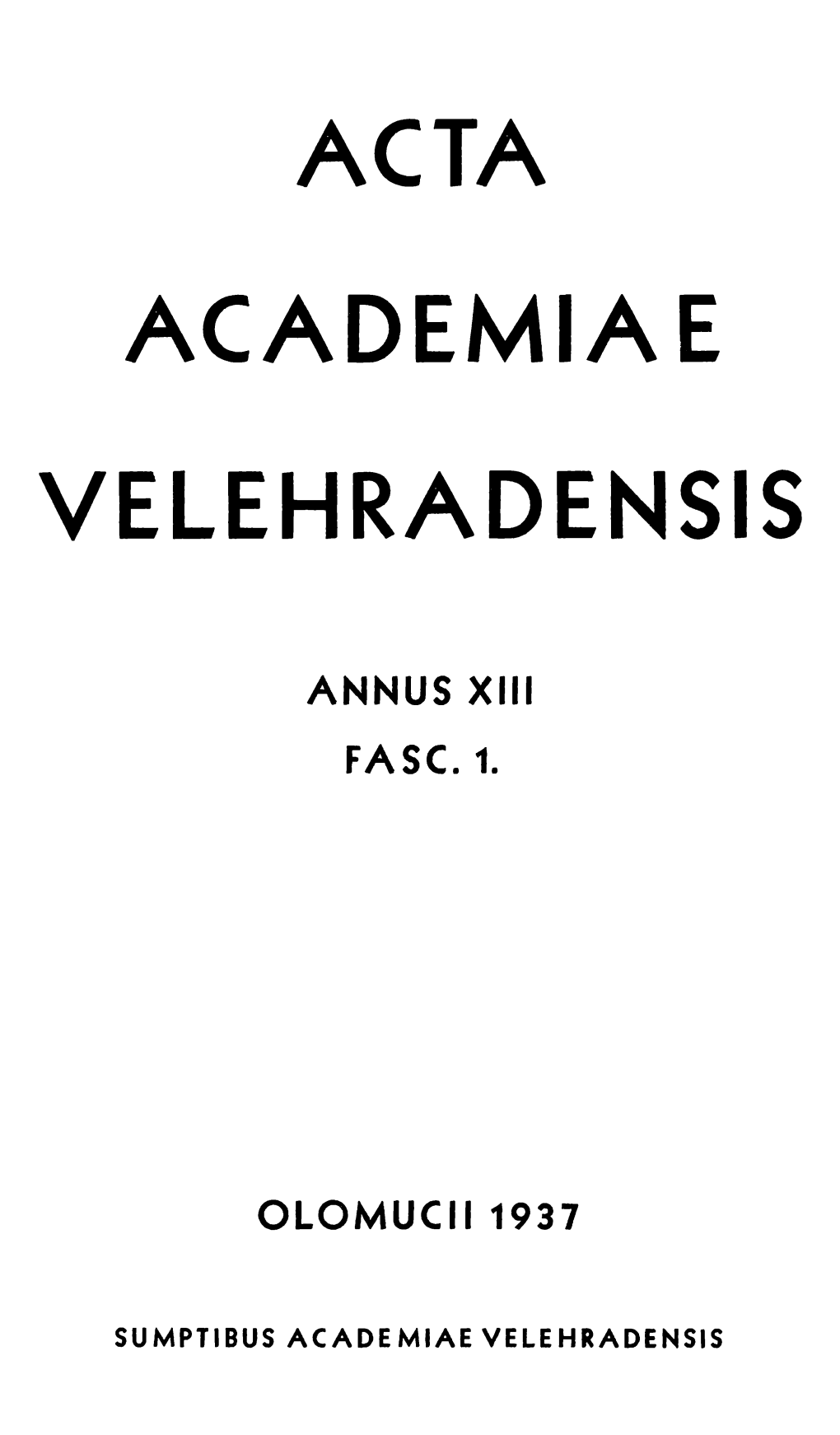 Academia E Velehradensis