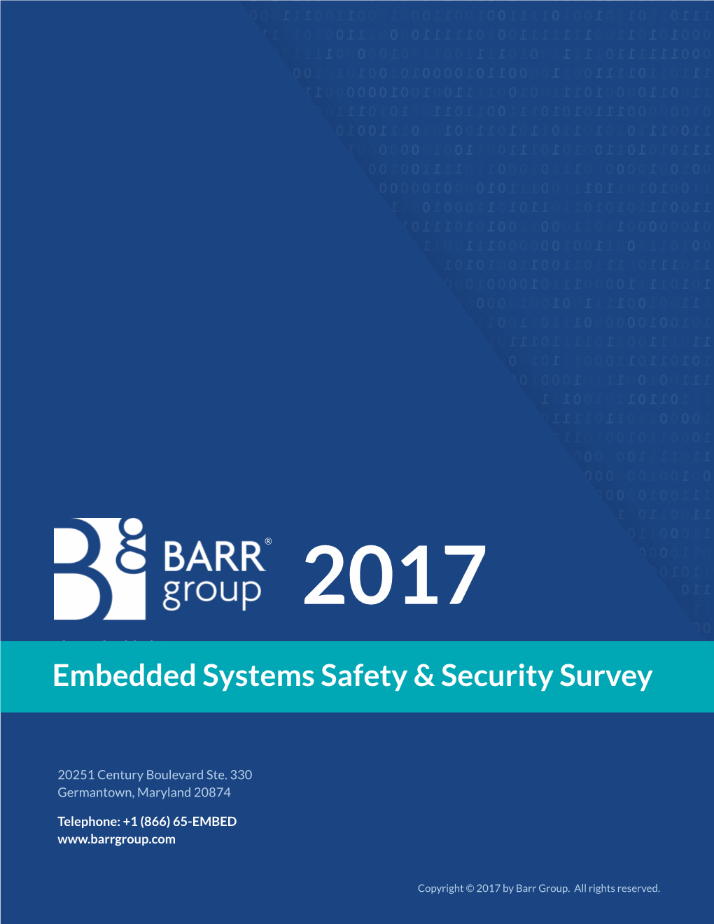 2017 Embedded Systems Safety & Security Survey