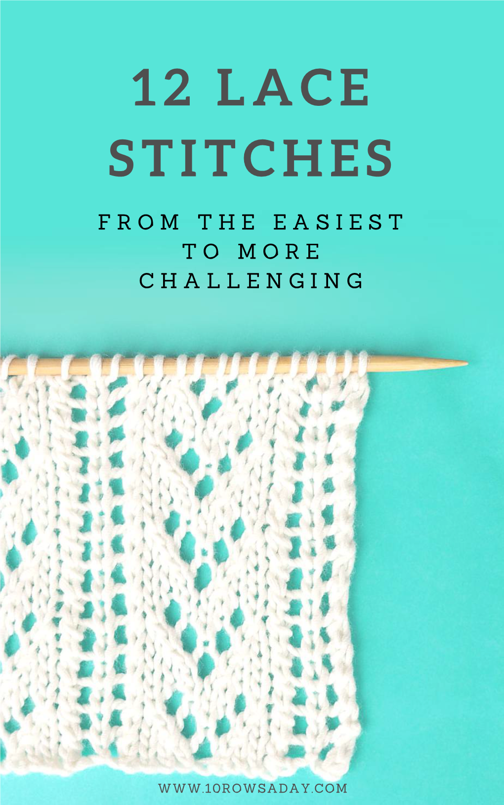 12 Lace Stitches Ebook