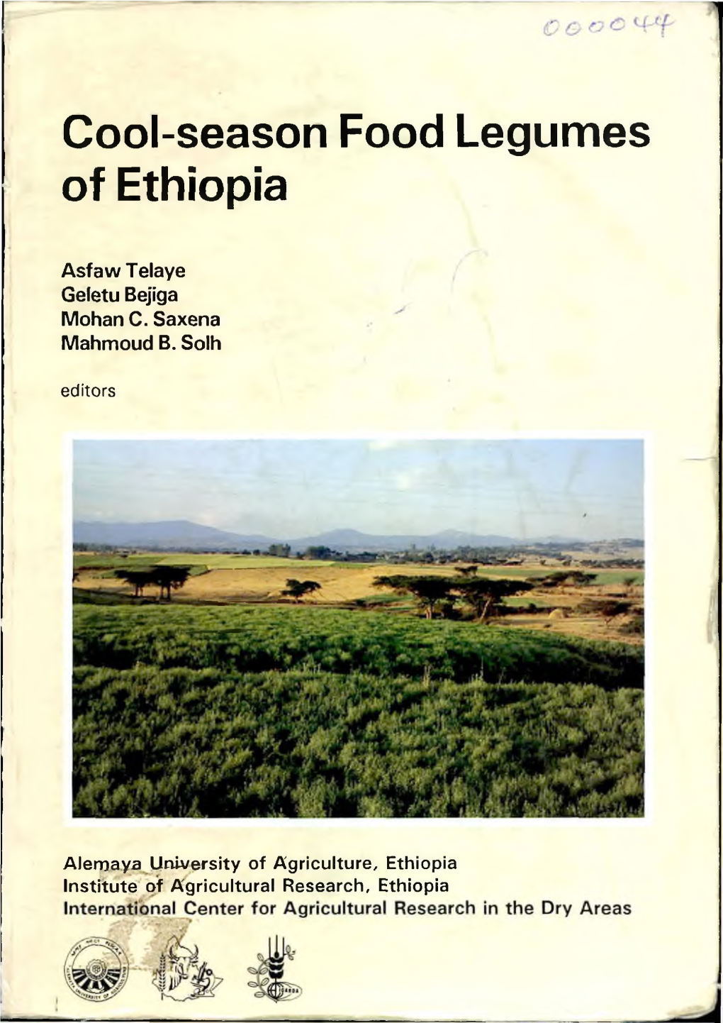 Cool-Season Food Legumes of Ethiopia