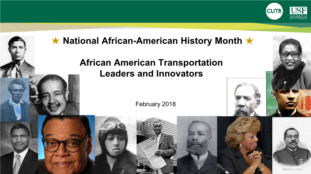 National African-American History Month ★