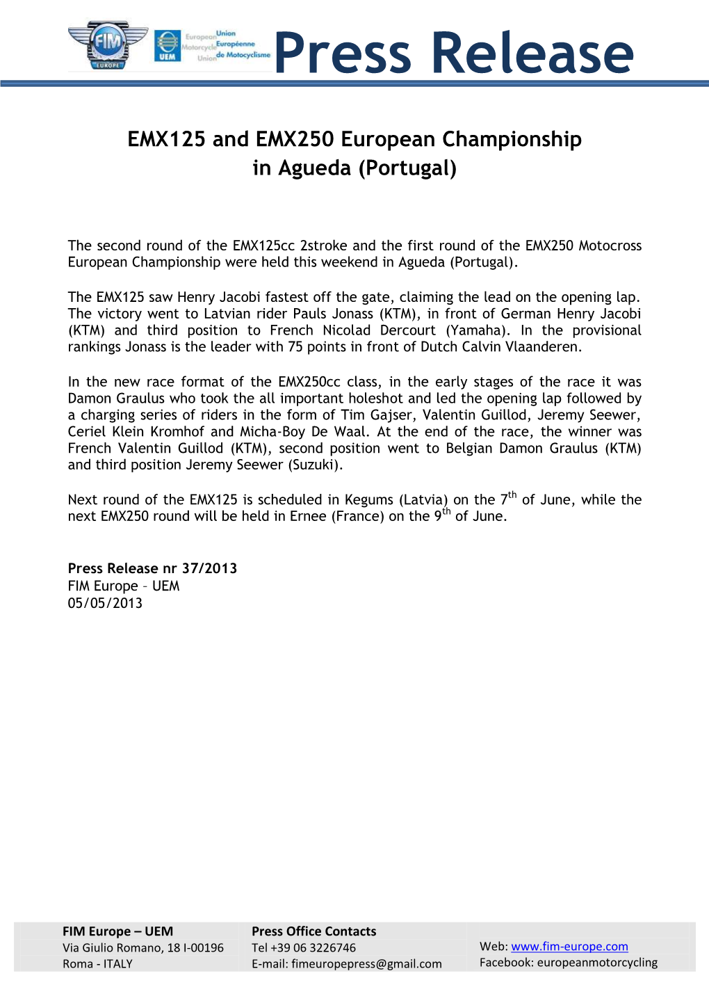 Press Release