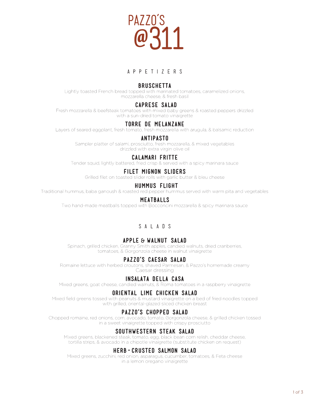 311 Menu.Pdf