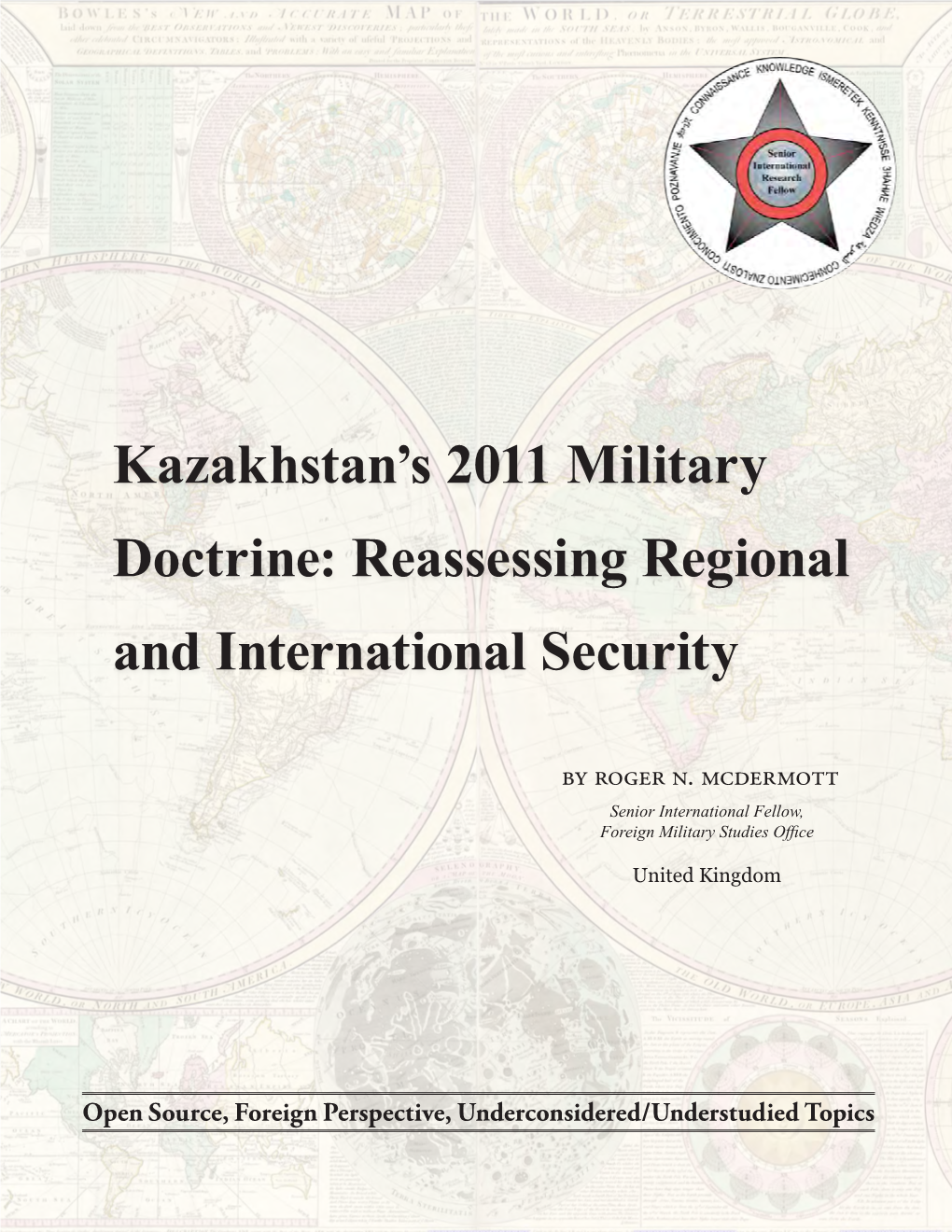 Kazakhstan's 2011 Military Doctrine