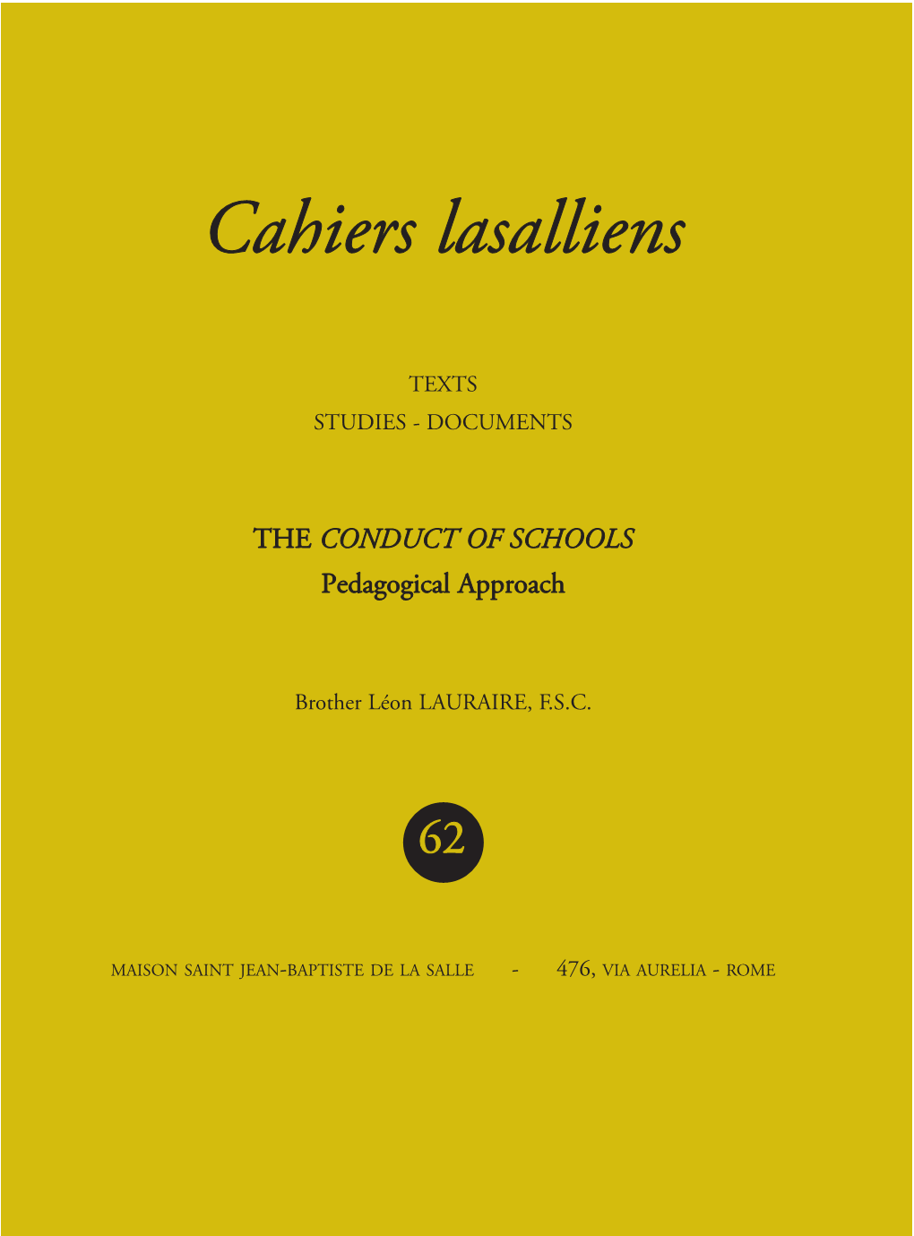 Cahiers Lasalliens