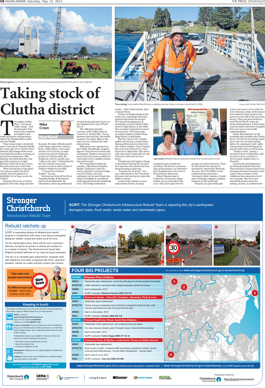 Taking Stock of Clutha District