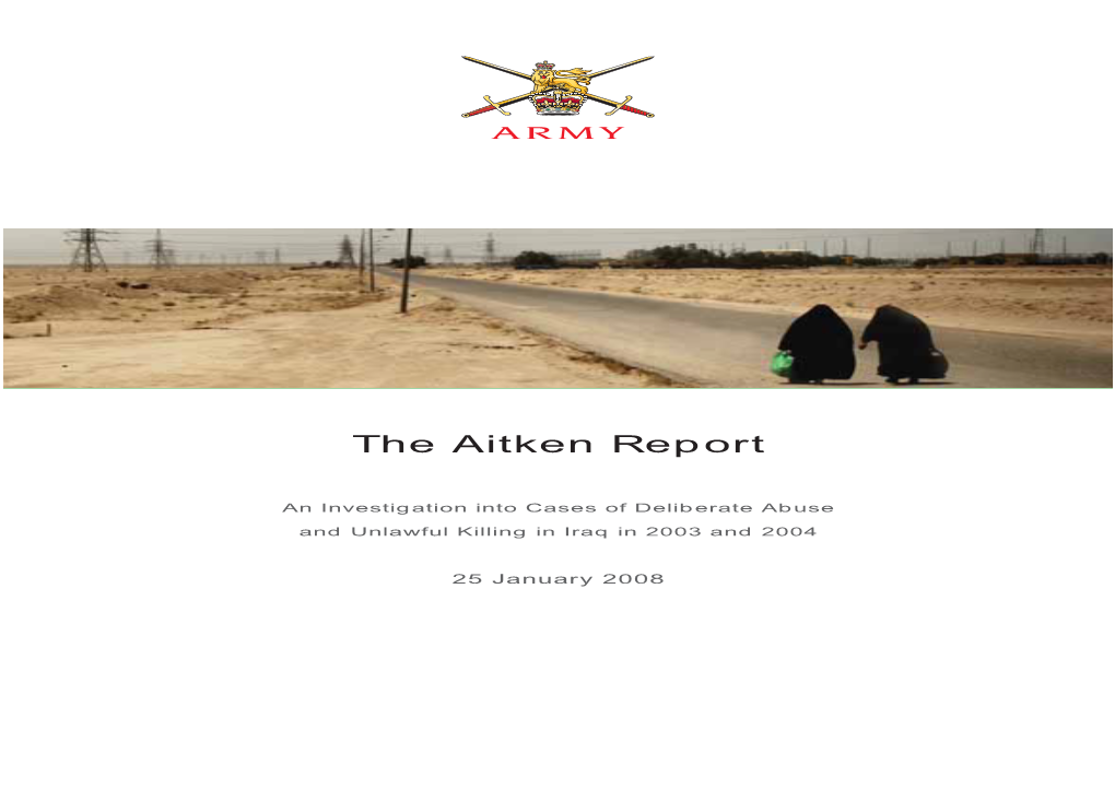 The Aitken Report