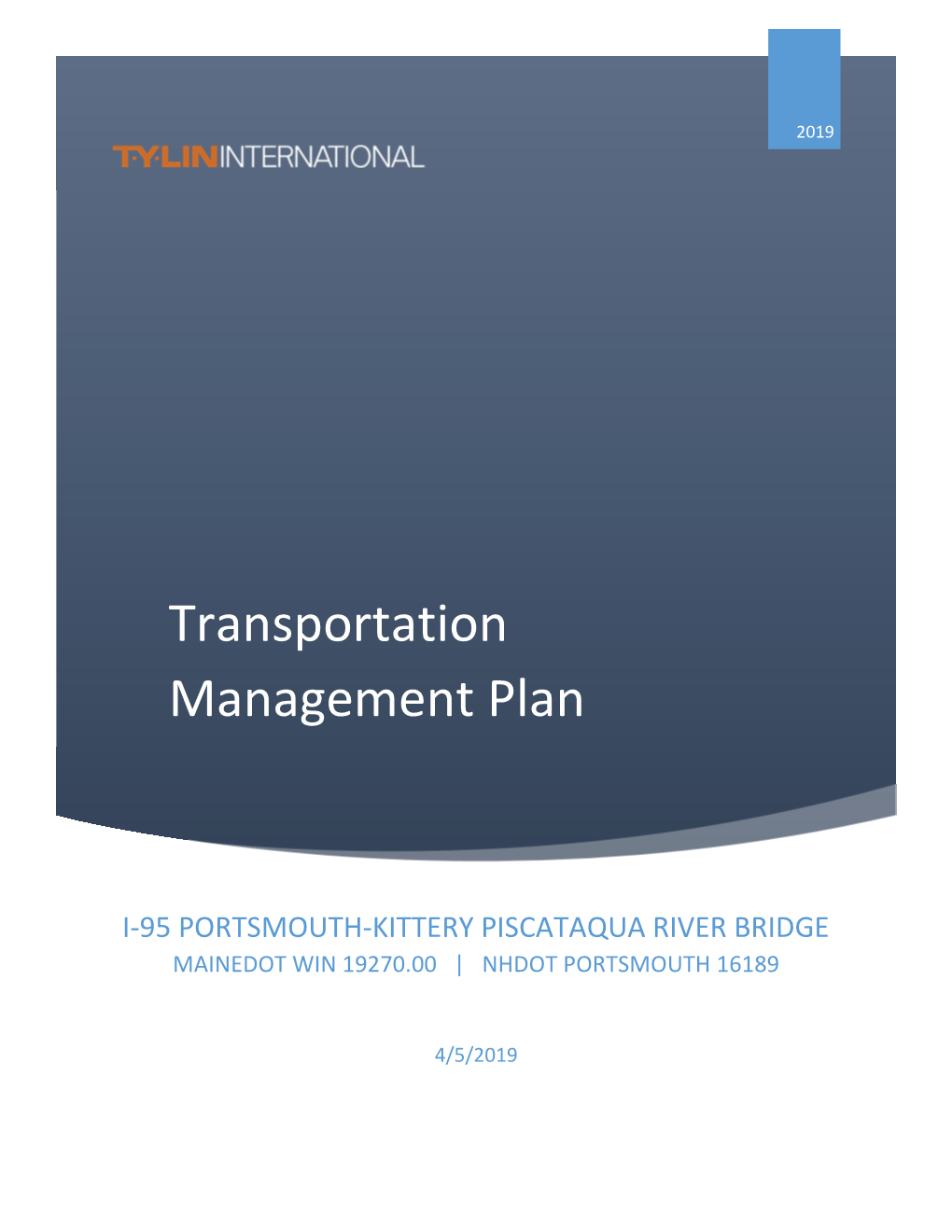 Portsmouth Kittery Transportation Management Plan