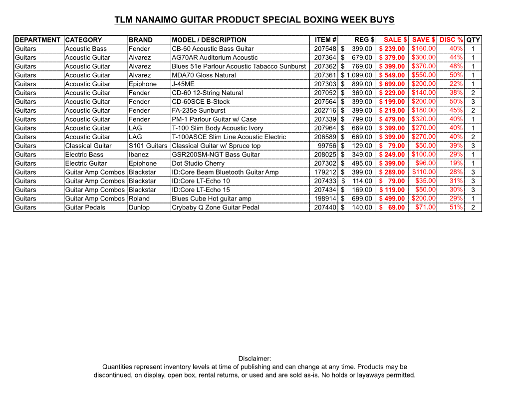 ** Boxing Week 2019 Nan.Xlsx