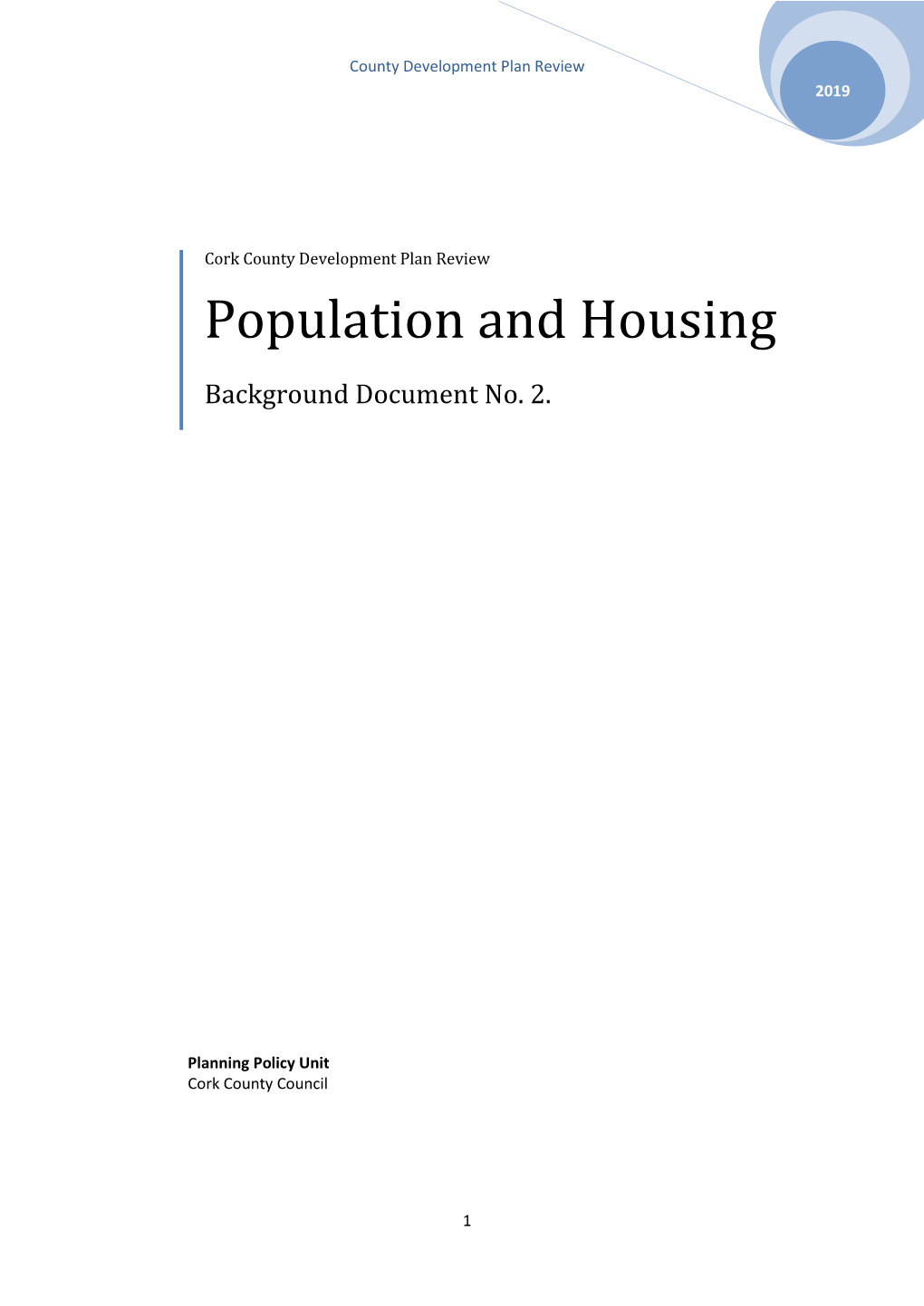 Population and Housing