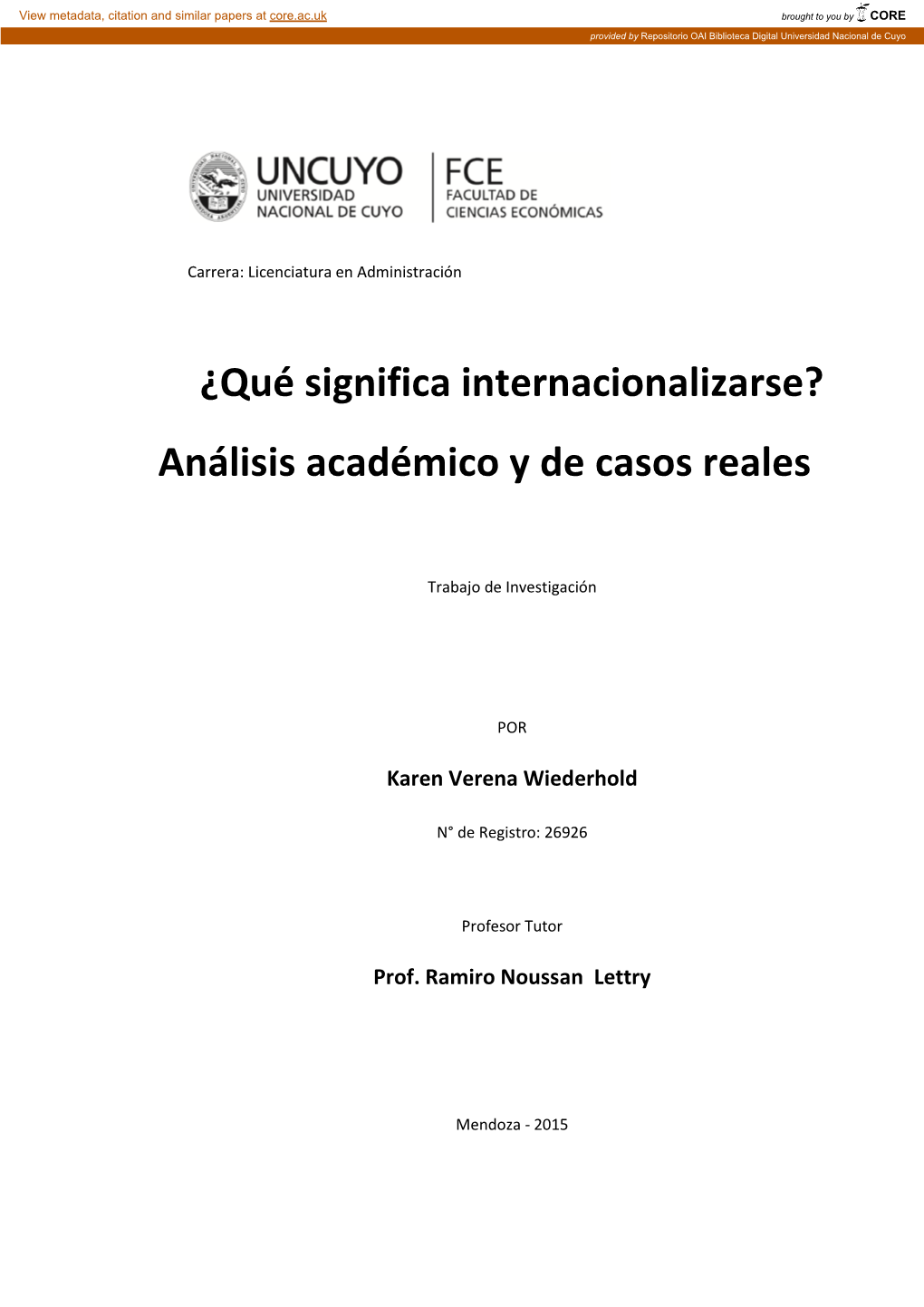 ¿Qué Significa Internacionalizarse? Análisis Académico Y De Casos Reales