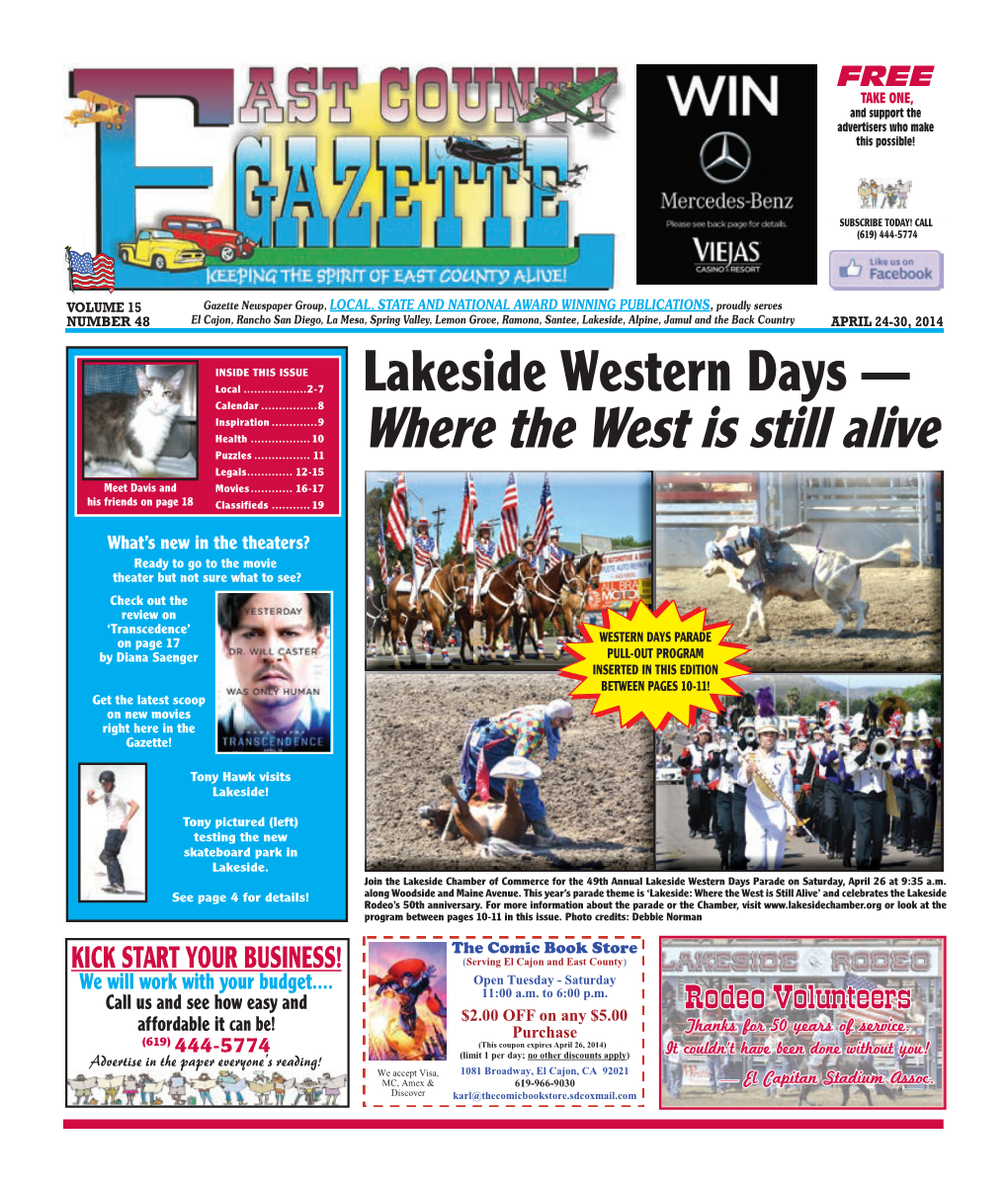 Lakeside Rodeo’S 50Th Anniversary