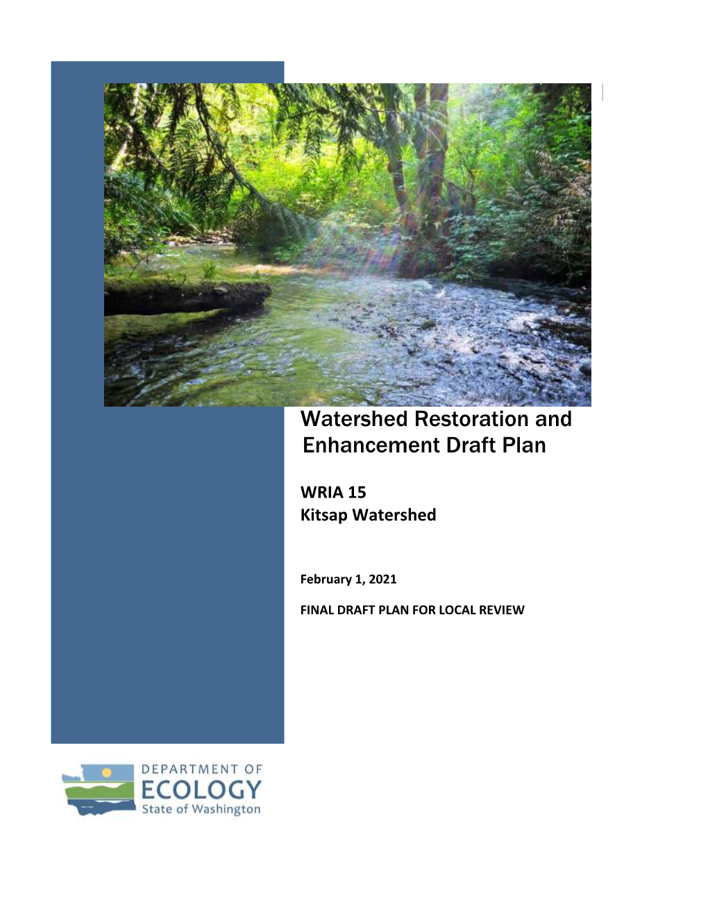 Wria 15 Watershed Plan – Final Draft