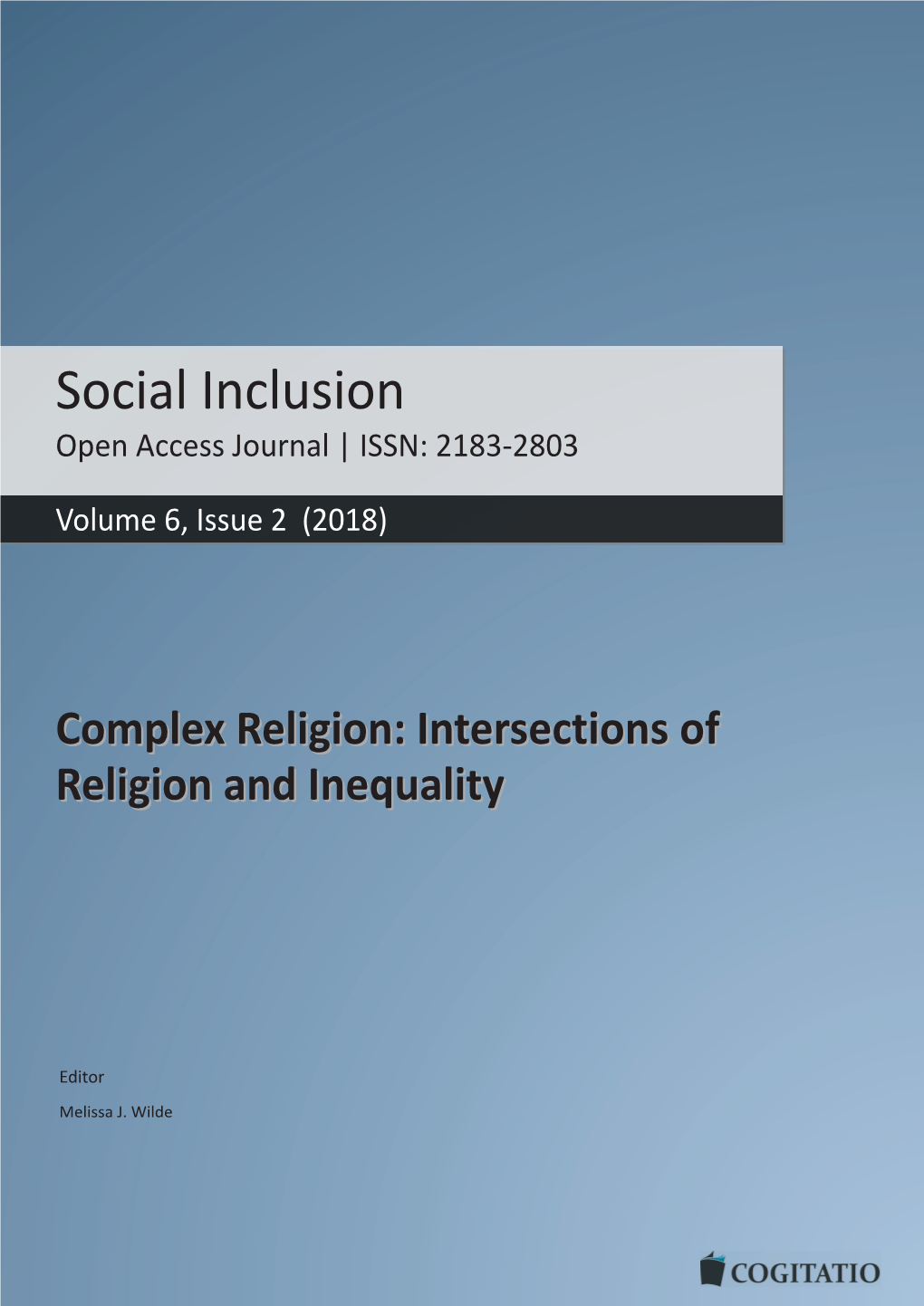 Social Inclusion Open Access Journal | ISSN: 2183-2803