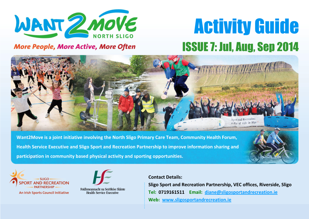 Activity Guide ISSUE 7: Jul, Aug, Sep 2014