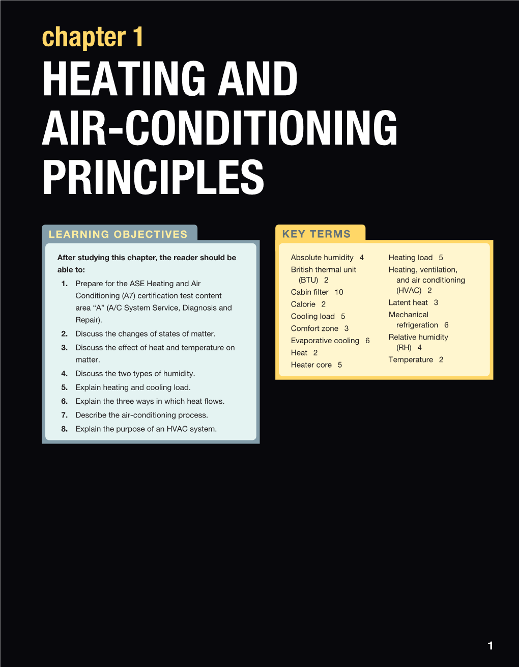 Heating and Air-Conditioning Principles